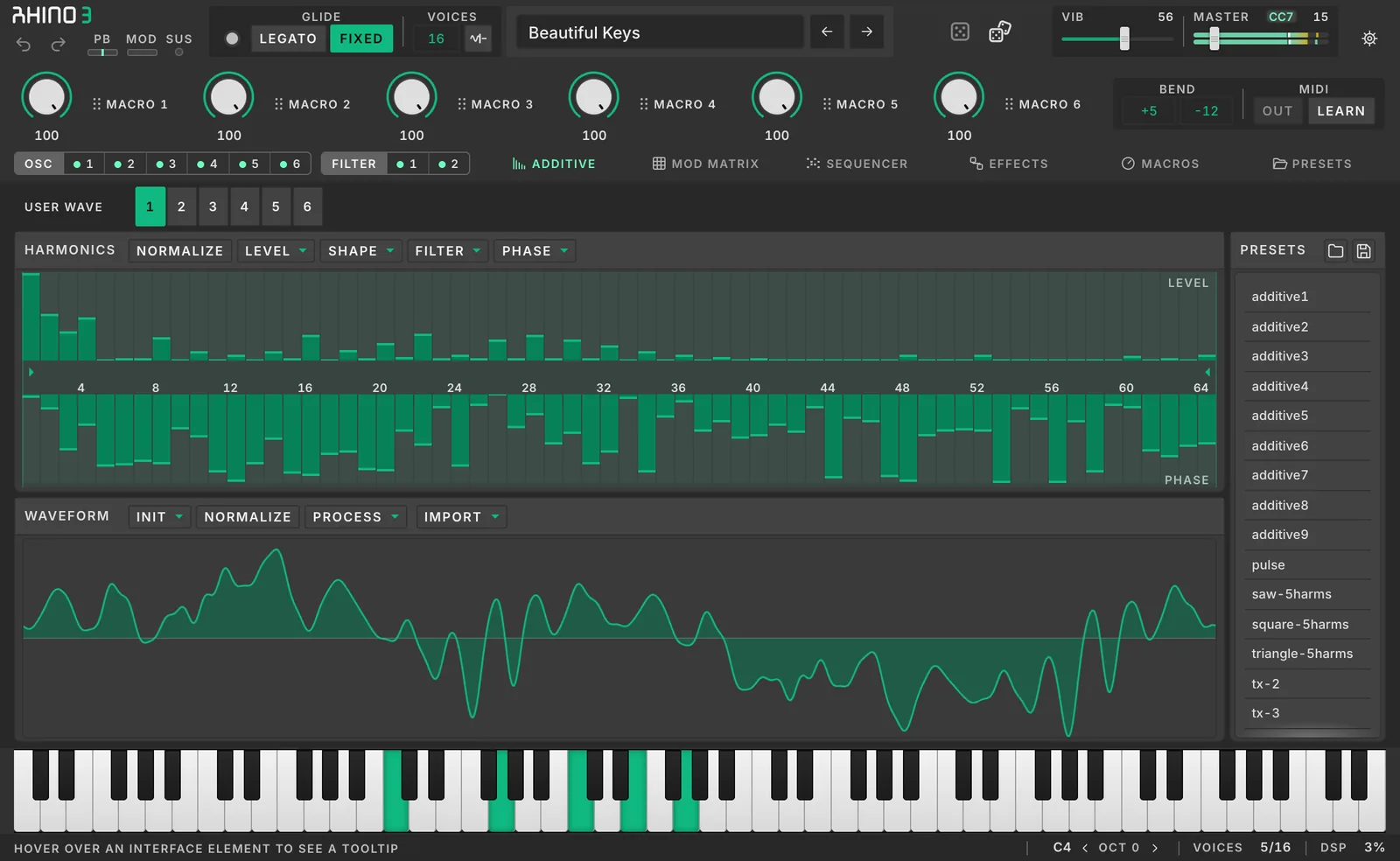 Rhino 3 Additive page