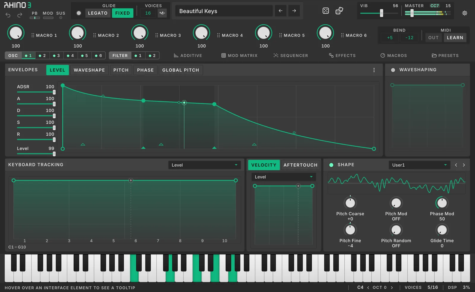 Rhino 3 interface