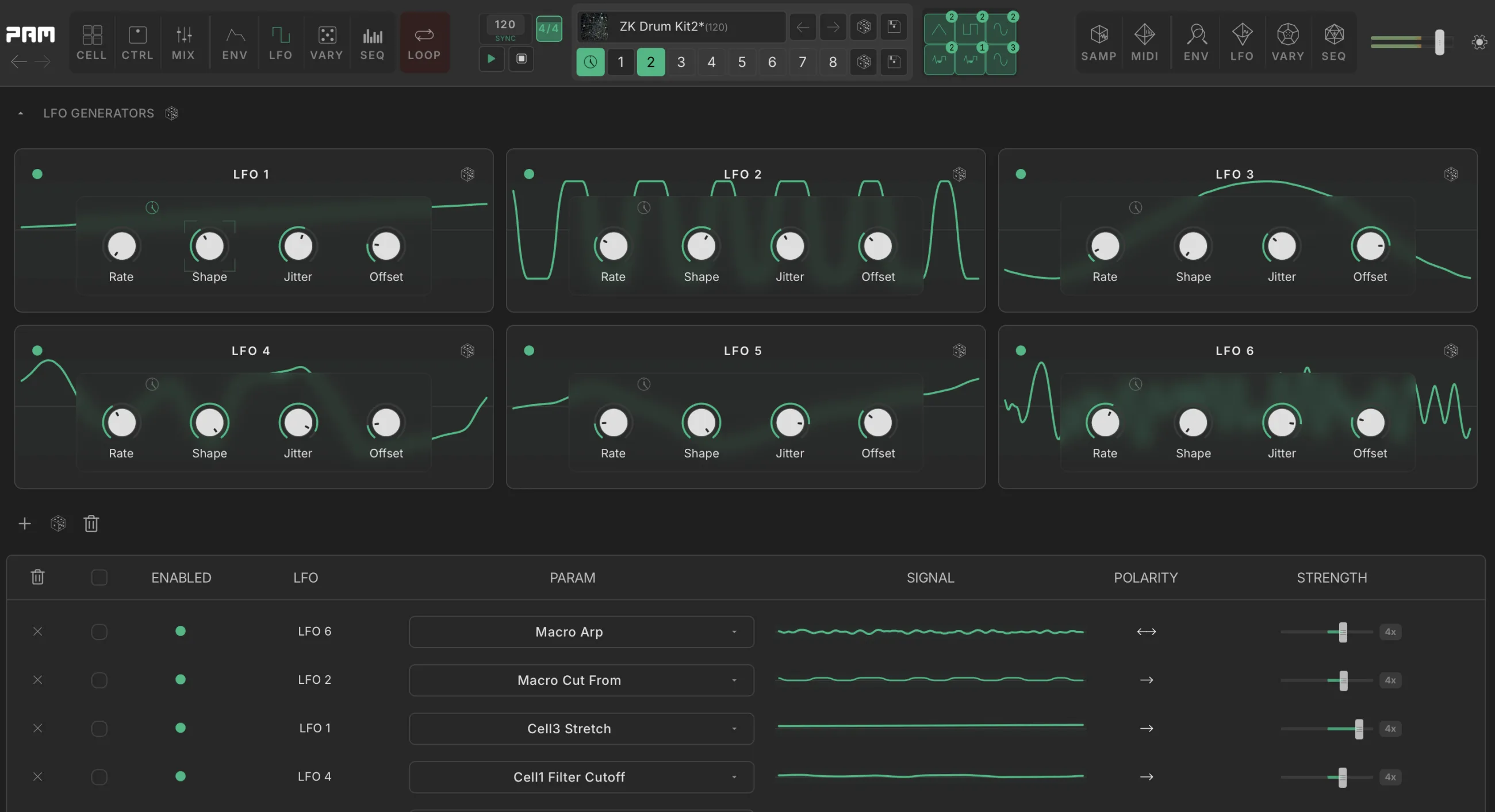 LFO Modulation
